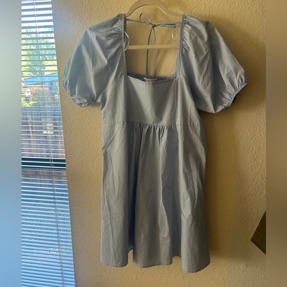 Draper James Sky Blue Smocked Dress
